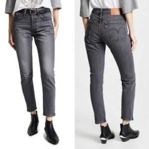 Levi’s 501 Skinny Jeans Gray Black